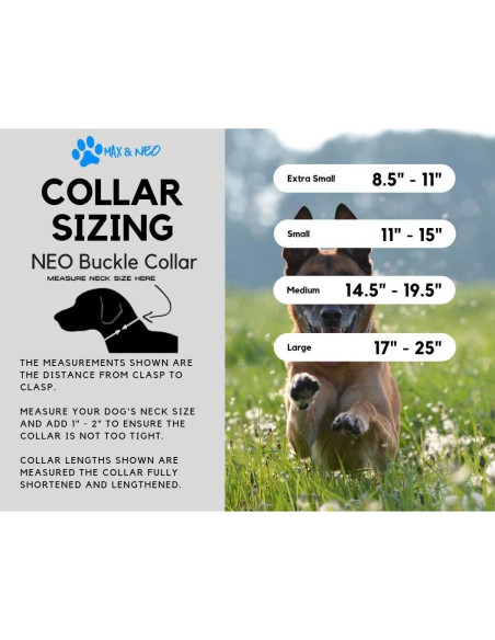 Collar Reflectante para Perro Max y Neo - Grande Rojo