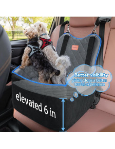 Asiento Elevado para Perros FURFAMDOGG 15.24 cm hasta 15.88 kg 2