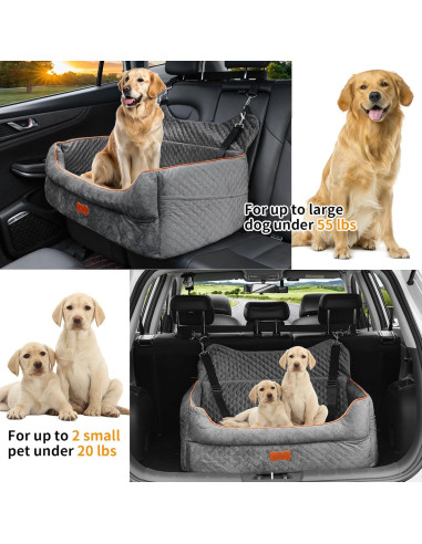 Asiento Elevador para Perros EUHAMS - Espuma Viscoelástica 79x51cm