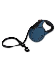 Correa Retráctil para Perros KONG Terrain Grande 4.88 m Azul