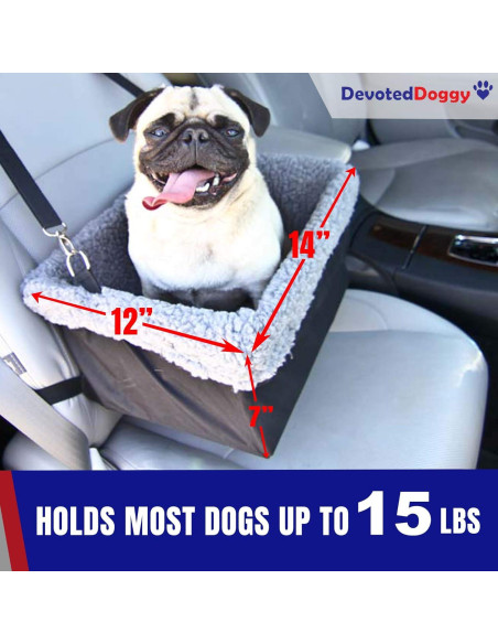 Asiento Elevador para Perros Devoted Doggy 40.6x33x20.3cm