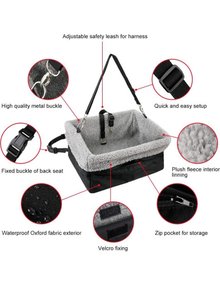 Asiento Elevador para Perros Devoted Doggy 40.6x33x20.3cm