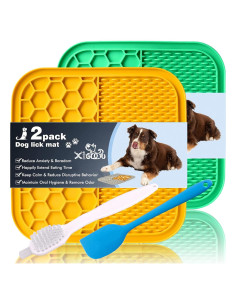 Alfombrilla de Lamer para Perros XIGOU - Paquete de 2 Grandes