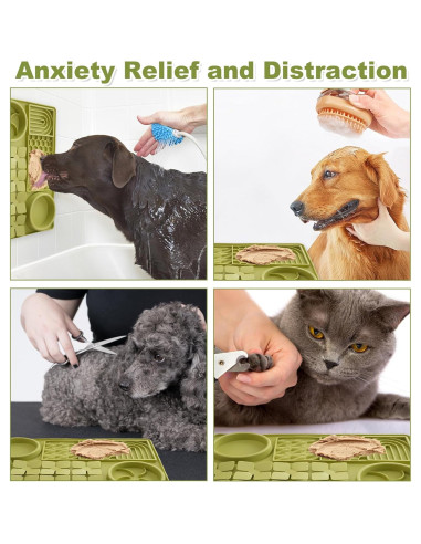 Alfombrilla para Lamer Perros OT-NVWOZR 40x26cm Silicona