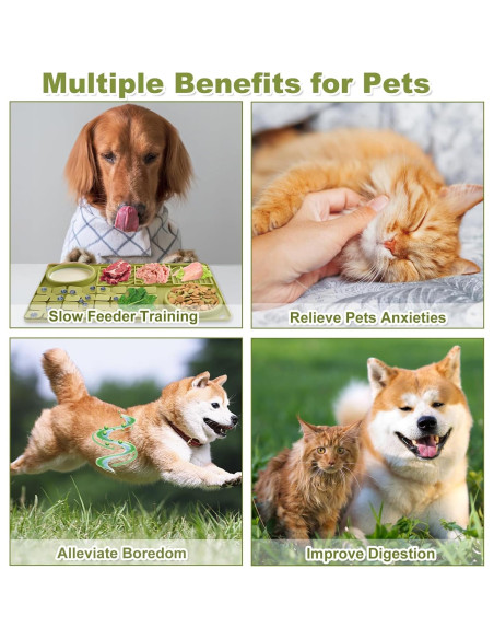 Alfombrilla para Lamer Perros OT-NVWOZR 40x26cm Silicona