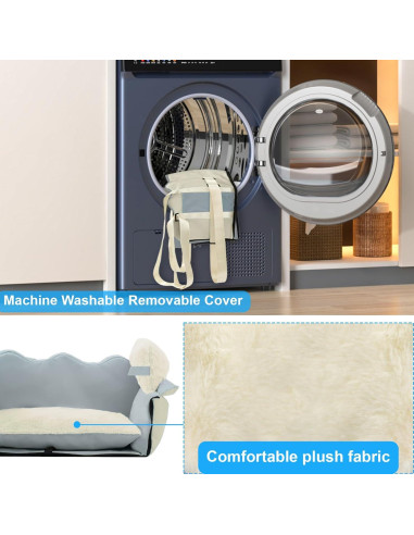 Asiento elevador para perros Wn's Day 45x25x25 cm Caqui