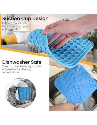 Alfombrilla de Lamer para Perros NpKart - Silicona, 20cm