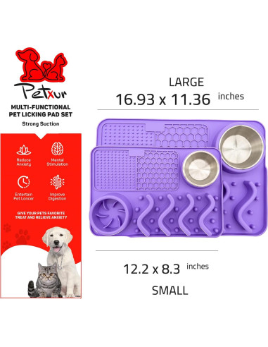 Alfombrilla para Perros PETXUR 28.8x43cm Silicona Antideslizante