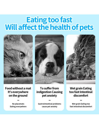 Alfombrilla de Lamer para Perros y Gatos E36 - Alimentación Lenta