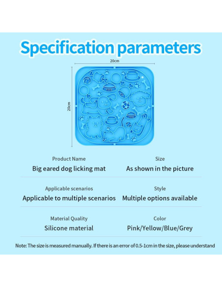 Alfombrilla de Lamer para Perros y Gatos E36 - Alimentación Lenta