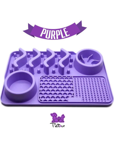 Alfombrilla para Perros PETXUR 28.8x43cm Silicona Antideslizante