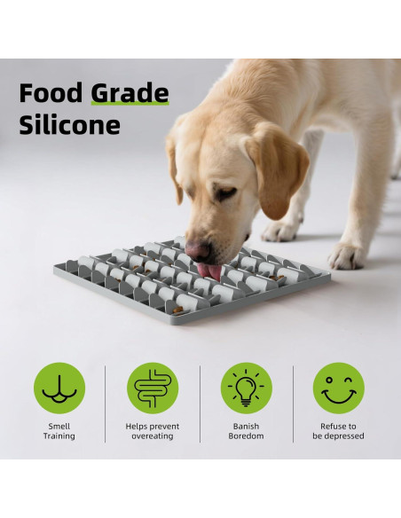 Alfombra de Olfateo para Perros SUPERDESIGN Gris 30x30cm