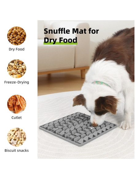 Alfombra de Olfateo para Perros SUPERDESIGN Gris 30x30cm