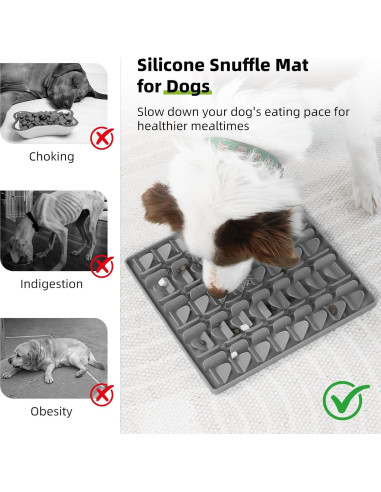 Alfombra de Olfateo para Perros SUPERDESIGN Gris 30x30cm