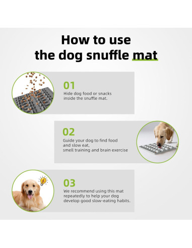 Alfombra de Olfateo para Perros SUPERDESIGN Gris 30x30cm