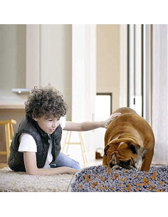 Alfombra de Olfato para Perros LAMTWEK 43x53cm Lavable 2