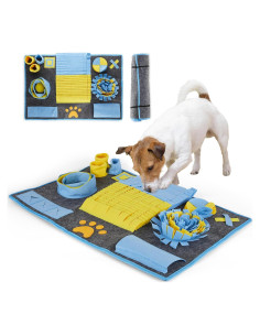 Alfombra de Olfateo XL Hertzko para Perros - Fieltro Antideslizante