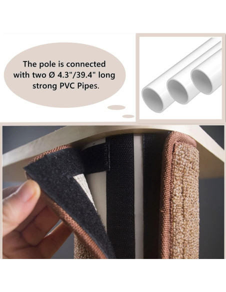 Árbol de Gato de Pared Shengocase 199 cm con Hamaca y Rascador