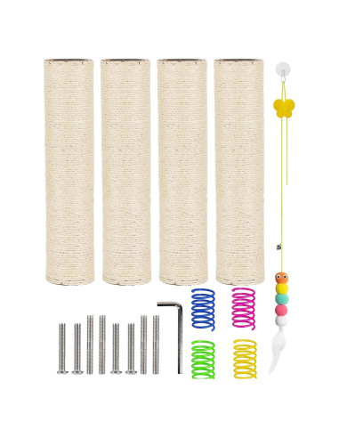 Poste Rascador de Repuesto BNOSDM 40 x 8 cm para Gatos