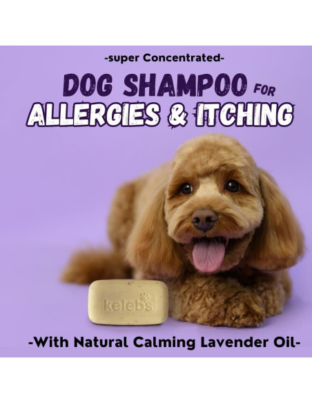 Champú Natural para Perros KELEBS - Piel Sensible 3 Unidades