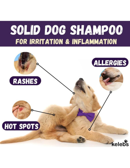 Champú Natural para Perros KELEBS - Piel Sensible 3 Unidades