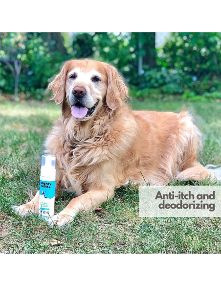 Champú Seco Hipoalergénico Mighty Mutt 236.6 ml Brisa Fresca