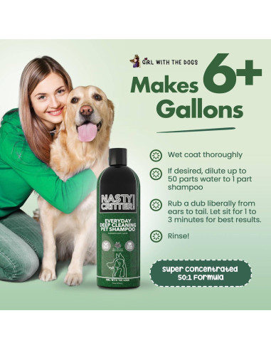 Champú para Perros Nasty Critter! Girl With The Dogs 473 ml