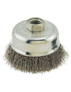 Cepillo de copa de alambre trenzado IVY Classic 3" acero inoxidable