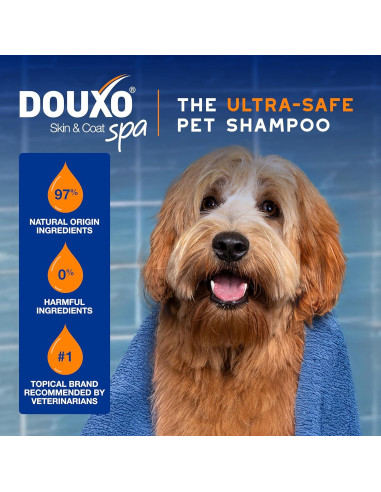 DOUXO Champú Acondicionador 2 en 1 para Perros 473 ml