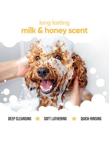 Champú para Perros Buddycare 955ml - Alivio Picazón Leche Miel
