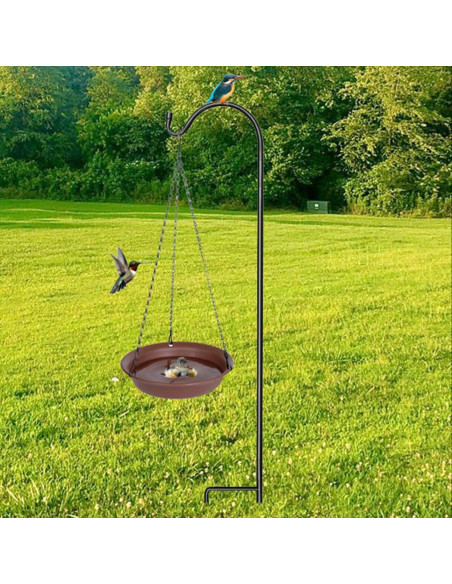 Bañera de Aves Colgante VUWEZ 30.48 cm Chocolate - 2 Paquete