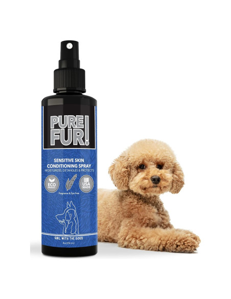 Spray Acondicionador para Perros Pure Fur! 236.6 ml - Girl With The Dogs