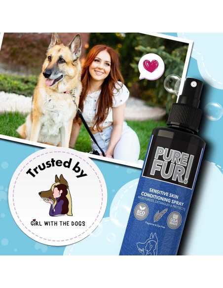 Spray Acondicionador para Perros Pure Fur! 236.6 ml - Girl With The Dogs