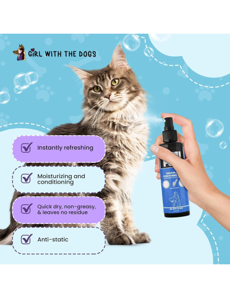 Spray Acondicionador para Perros Pure Fur! 236.6 ml - Girl With The Dogs