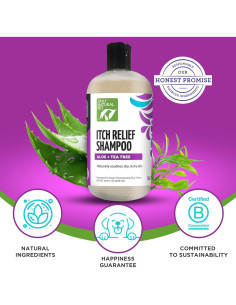 Champú Alivio Picazón Only Natural Pet 478 g Aloe Árbol Té 2