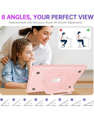 Caja de Luz LED Recargable ZEXALIGHT A3 Rosa 42x32cm