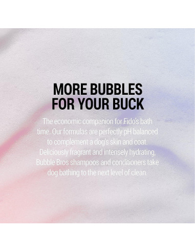 Champú para Perros Bubble Bros Avena 3.78 L Hidratante