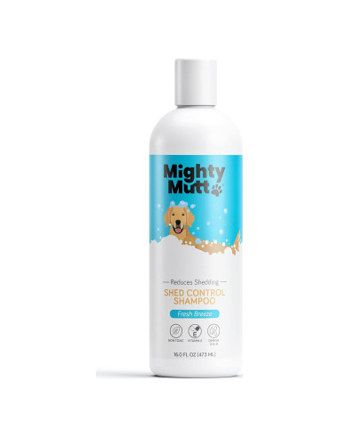 Champú Deshedding Mighty Mutt 473 ml - Hipoalergénico para Perros