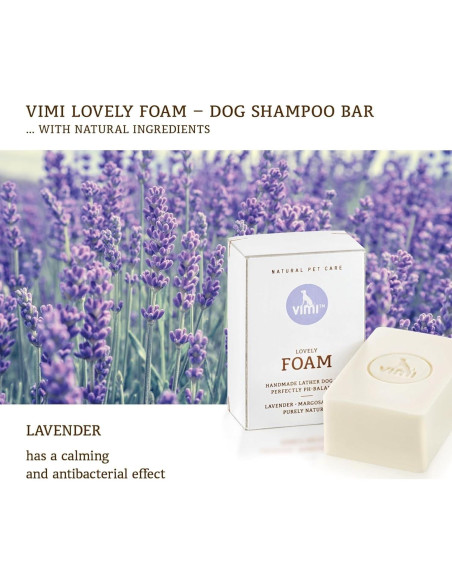 Champú Espumoso para Perros Animaux Vimi - 100g Piel Sensible
