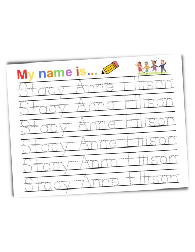 Hojas de Trazado de Nombres Personalizadas - Práctica de Escritura