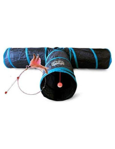 Túnel para Gatos Feline Ruff Extra Grande 139.7 cm 3 Vías