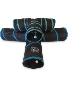Túnel para Gatos Feline Ruff Extra Grande 139.7 cm 3 Vías 2