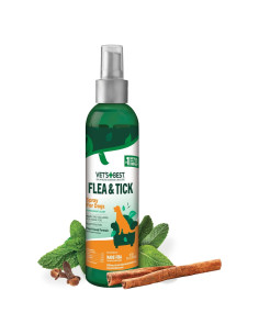 Spray Natural Vet's Best 236 ml para Pulgas y Garrapatas