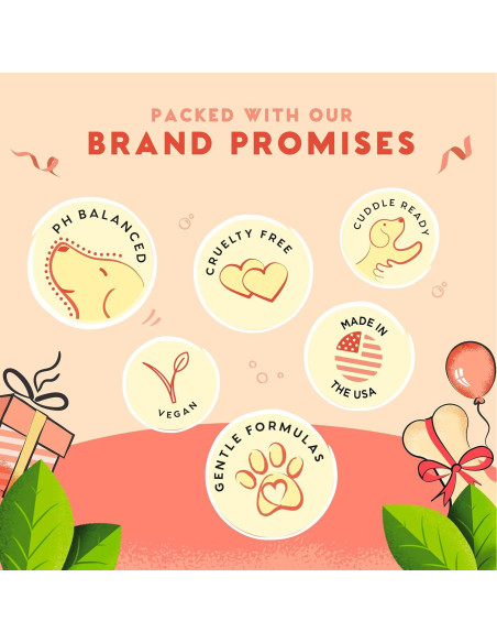 Champú Brillante de Cumpleaños Pet Head 300 ml - Algodón de Azúcar