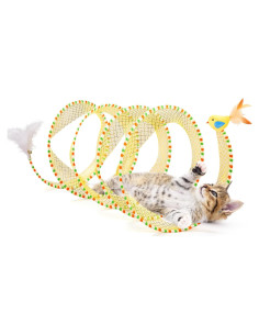 Túnel Espiral Interactivo para Gatos Potaroma 50.8 cm