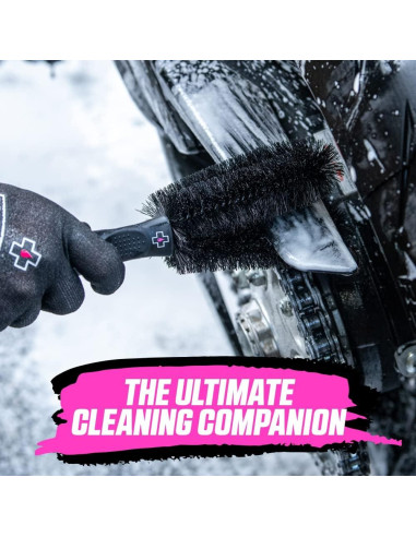Cepillo de limpieza para bicicletas Muc-Off de dos puntas