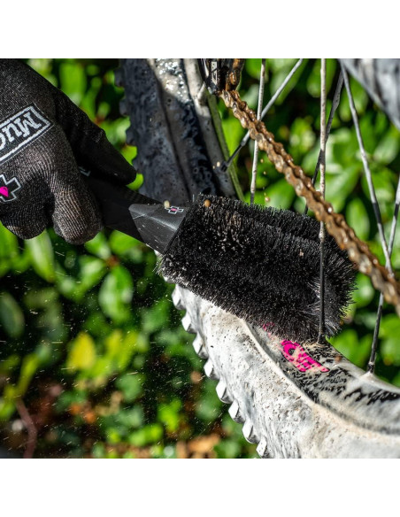 Cepillo de limpieza para bicicletas Muc-Off de dos puntas