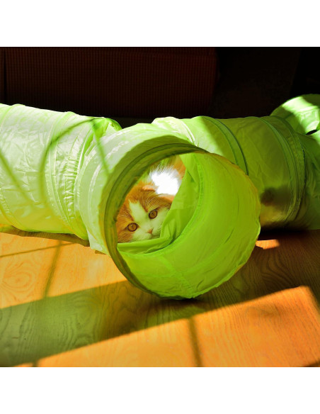 Túnel para gatos Youngever 4 vías plegable 39.9x24.1x34 cm