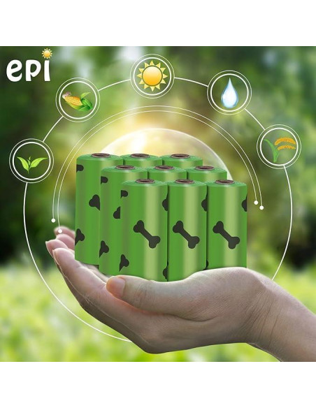 150 Bolsas de Excremento de Perro Genérico Biodegradables Aroma Lavanda