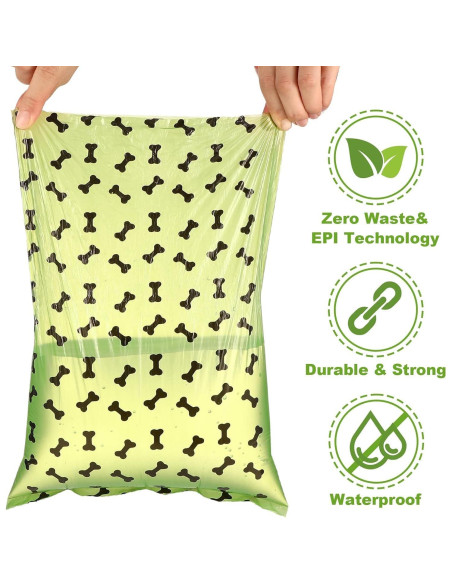 150 Bolsas de Excremento de Perro Genérico Biodegradables Aroma Lavanda